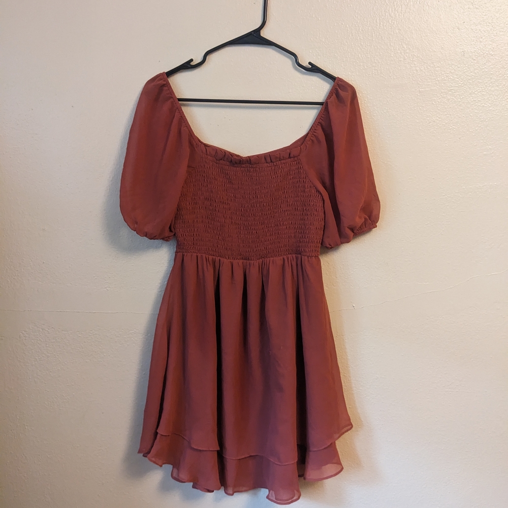 Altar'd State Rust Dress - Picture 3 of 4